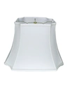CLOTH & WIRE CLOTH&WIRE SLANT INVERTED CUT CORNER RECTANGLE SOFTBACK LAMPSHADE WITH WASHER FITTER