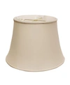 Cloth & Wire Cloth&wire Slant Euro Bell Softback Lampshade With Washer Fitter In Nude Or Na