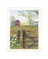 TRENDY DECOR 4U MORNING'S GLORY BY BILLY JACOBS, READY TO HANG FRAMED PRINT, WHITE FRAME, 21" X 27"