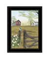 TRENDY DECOR 4U MORNING'S GLORY BY BILLY JACOBS, READY TO HANG FRAMED PRINT, BLACK FRAME, 15" X 19"