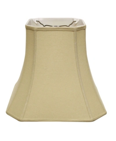 Cloth & Wire Cloth&wire Slant Cut Corner Square Bell Softback Lampshade With Washer Fitter In Tan