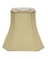 CLOTH & WIRE CLOTH&WIRE SLANT CUT CORNER SQUARE BELL SOFTBACK LAMPSHADE WITH WASHER FITTER