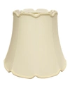 CLOTH & WIRE CLOTH&WIRE SLANT EMPIRE CYLINER "V" NOTCH SOFTBACK LAMPSHADE WITH WASHER FITTER