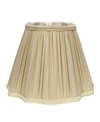 CLOTH & WIRE CLOTH&WIRE SLANT FANCY SQUARE PLEATED SOFTBACK LAMPSHADE WITH WASHER FITTER