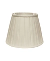 Cloth & Wire Cloth&wire Slant Linen Box Pleat Softback Lampshade With Washer Fitter In White