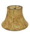 CLOTH & WIRE CLOTH&WIRE SLANT BELL FAUX LEATHER SOFTBACK LAMPSHADE
