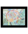 TRENDY DECOR 4U BLOOM FOR YOURSELF BY KAIT ROBERTS, READY TO HANG FRAMED PRINT, BLACK FRAME, 19" X 15"