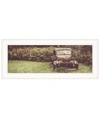 TRENDY DECOR 4U RUSTY CLEARING BY JUSTIN SPIVEY, READY TO HANG FRAMED PRINT, WHITE FRAME, 27" X 11"
