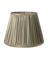 CLOTH & WIRE CLOTH&WIRE SLANT PENCIL PLEAT SOFTBACK LAMPSHADE WITH WASHER FITTER