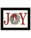 Trendy Decor 4u Christmas Joy By Lori Deiter, Ready To Hang Framed Print, Black Frame, 21" X 15" In Multi
