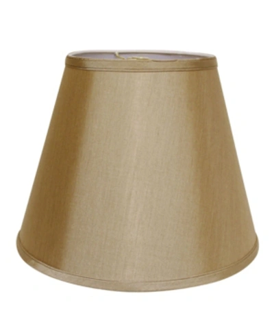 Cloth & Wire Cloth&wire Slant Deep Empire Hardback Lampshade With Washer Fitter In Tan