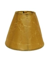 Cloth & Wire Cloth&wire Slant Crinkle Paper Empire Chandelier Lampshade With Flame Clip In Brown