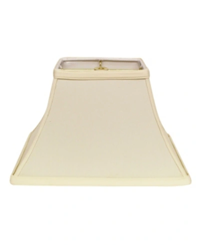 Cloth & Wire Cloth&wire Slant Rectangle Bell Hardback Lampshade With Washer Fitter In Off-white