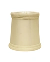 Cloth & Wire Cloth&wire Slant Tissue Shantung Chandelier Lampshade With Flame Clip In Off-white