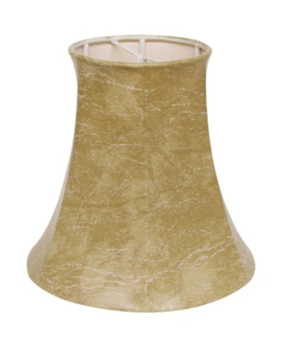 Cloth & Wire Cloth&wire Slant Faux Animal Hide Chandelier Lampshade With Flame Clip In Sand