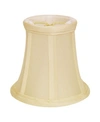 Cloth & Wire Cloth&wire Slant Pure Silk Dupioni Chandelier Lampshade With Flame Clip In Off-white