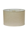 Cloth & Wire Cloth&wire Slant Retro Oval Hardback Lampshade With Washer Fitter In Beige