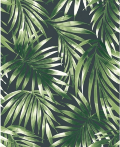 Graham & Brown Elegant Leaves Wallpaper In Green