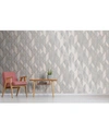Graham & Brown Milan Geo Wallpaper In Grey/rose Gold