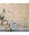 TEMPAPER DISTRESSED GOLD LEAF PEEL AND STICK WALLPAPER