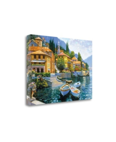 Tangletown Fine Art Lake Como Landing By Howard Behrens Giclee Print On Gallery Wrap Canvas, 47" X 35" In Multi