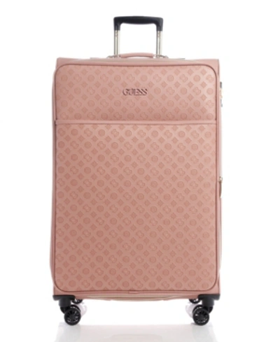 Guess Fashion Travel Janelle 28" Softside Check-in Spinner In Rosewood