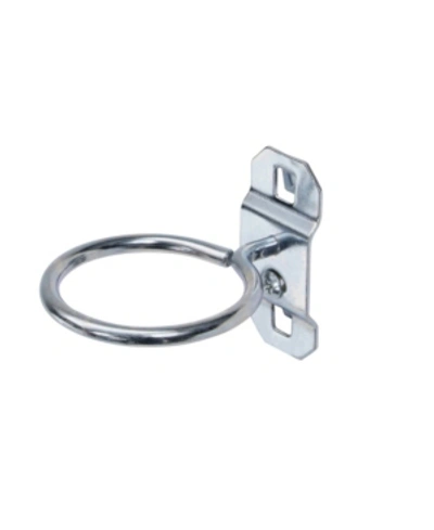 Triton Products Lochook 2.5" Single Ring 1.75" Id Tool Holder For Locboard, 5 Pack In Silver-tone