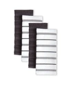 Kitchenaid Albany Kitchen Towel Set, Set Of 4 In Black