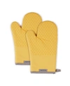 Kitchenaid Asteroid Oven Mitts, 7"x 12.5", Set Of 2 In Buttercup