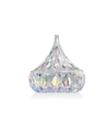 GODINGER CANDY DISH, IRIDESCENT HERSHEY'S KISS