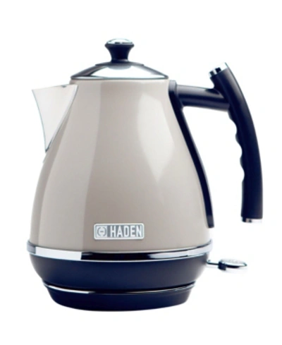 Haden Cotswold 1.7 Liter Stainless Steel Electric Kettle In Tan/beige