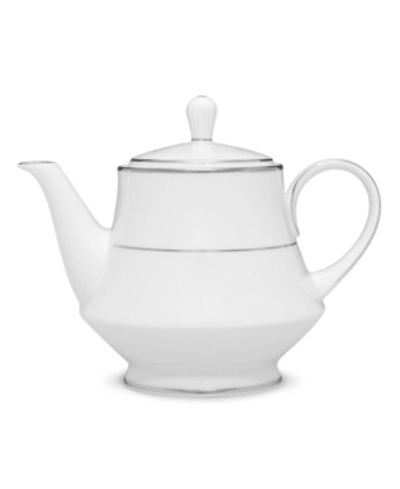 Noritake Spectrum Tea Pot, 38 Oz. In Silver