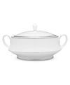 Noritake Spectrum Covered Vegetable Bowl, 48 Oz. In Silver