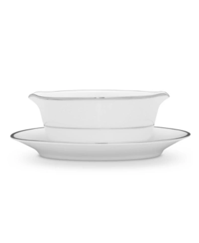 Noritake Spectrum Gravy W/stand 13 Oz. In Silver
