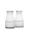 Noritake Regina Platinum Salt & Pepper, 3-1/4" In Silver