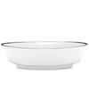 Noritake Regina Platinum Oval Vegetable Bowl, 32 Oz. In Silver