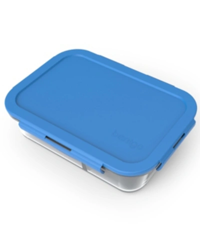 Bentgo Large Divided Glass Food Storage Container, Blue