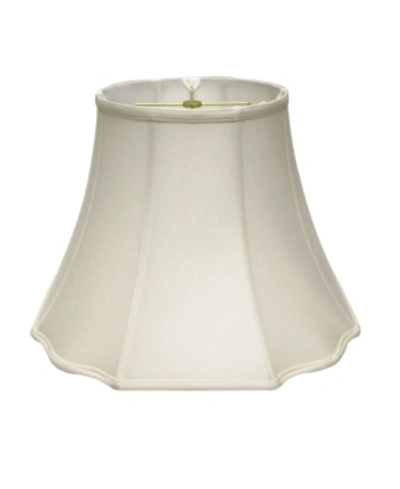 Cloth & Wire Slant Modified Fancy Octagon Softback Lampshade With Washer Fitter In White