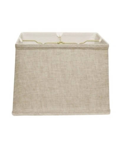 Cloth & Wire Cloth&wire Slant Retro Rectangle Softback Lampshade With Washer Fitter In Beige