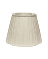 CLOTH & WIRE CLOTH&WIRE SLANT LINEN BOX PLEAT SOFTBACK LAMPSHADE WITH WASHER FITTER