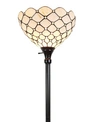 AMORA LIGHTING TIFFANY STYLE FLOOR TORCHIERE LAMP