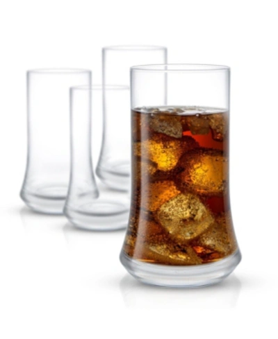 Joyjolt Cosmos Highball Glasses - Set Of 4 In Clear