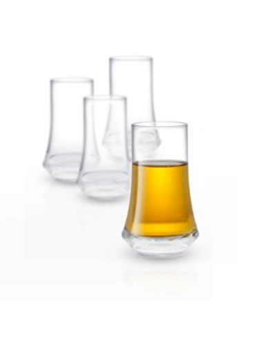 Joyjolt Cosmos Shot Glasses - Set Of 4 In Clear