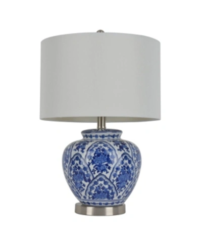 Decor Therapy 20" Table Lamp In Blue White