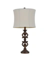 DECOR THERAPY DECOR THERAPY 25" CARVED TABLE LAMP
