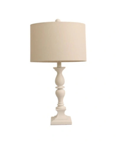 Decor Therapy Ellie Transitional Table Lamp In White