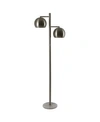 DECOR THERAPY DECOR THERAPY MORRIS 2 LIGHT MARBLE BASE FLOOR LAMP