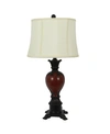 DECOR THERAPY DECOR THERAPY LOUISE 25" TRADITIONAL CARVED TABLE LAMP