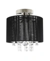 DECOR THERAPY DECOR THERAPY SILVIA STRING BEADED FLUSH MOUNT CEILING LIGHT