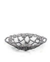 ARTHUR COURT GRAPE PATTERN FRUIT, CENTERPIECE METAL BASKET